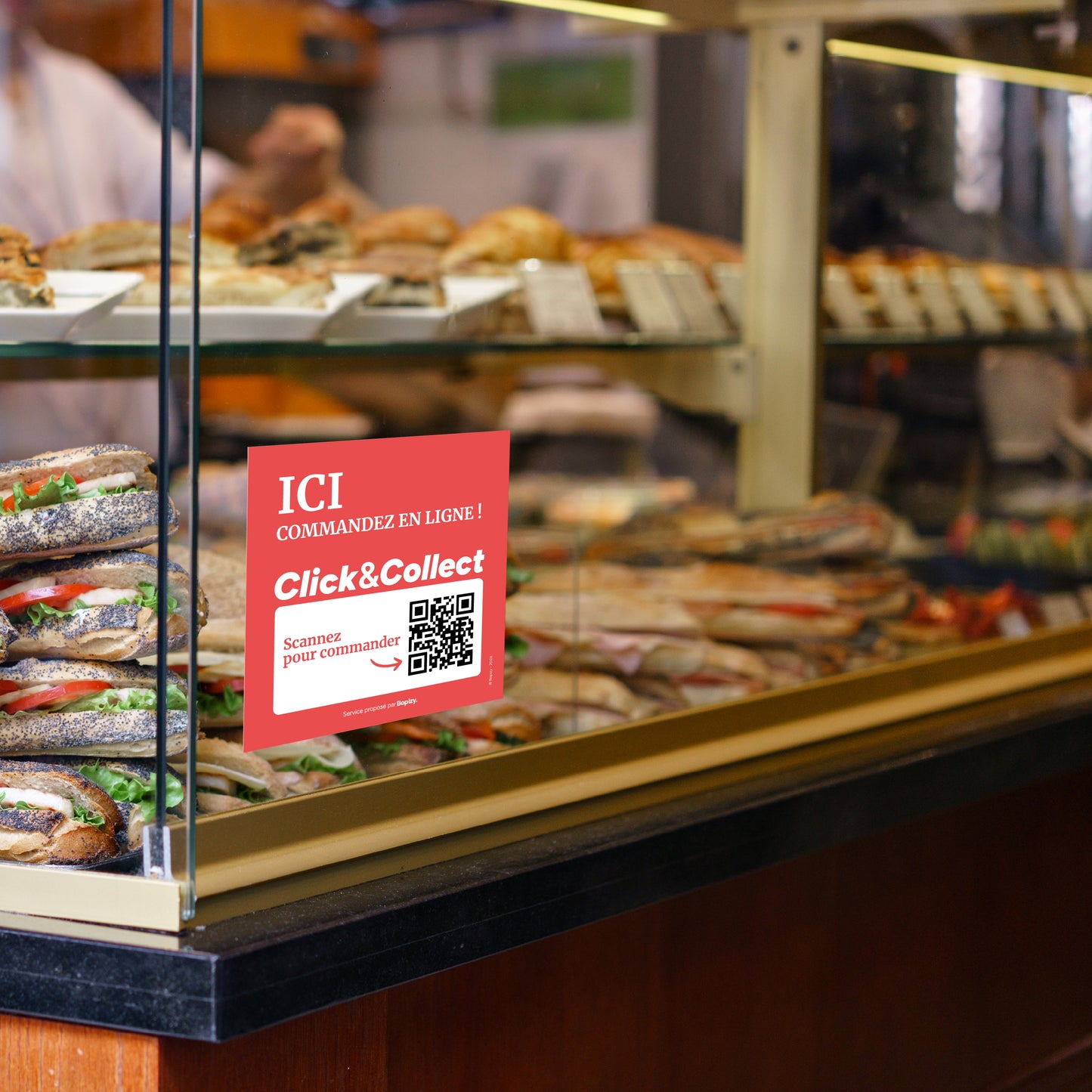 Autocollant Click & Collect personnalisable